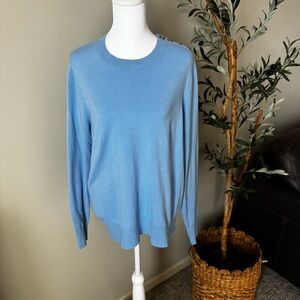 LOFT Cornflower Knit Sweater Top